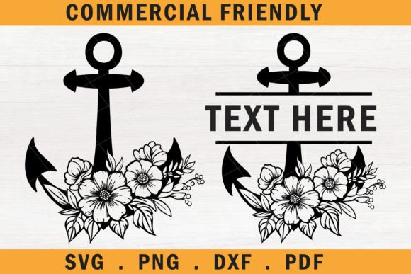 Download Floral Anchor Svg,nautical Monogram Svg - Anchor Collection