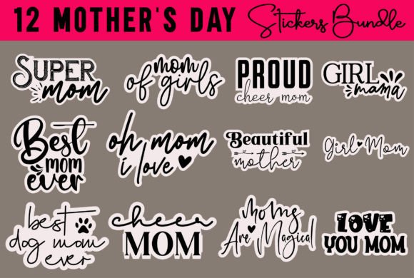 Download Mother's Day Stickers Bundle - Premium Bundle