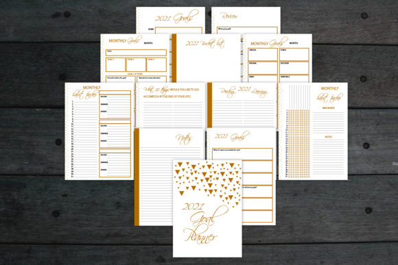 Download Gold Goal Planner, 2021 Planner - 2021 Collection