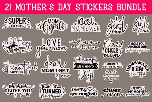 Download Mother's Day Stickers Bundle - Premium Bundle