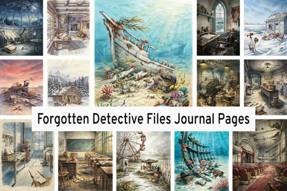 Download Forgotten Detective Files Junk Journals - Junk journals Collection