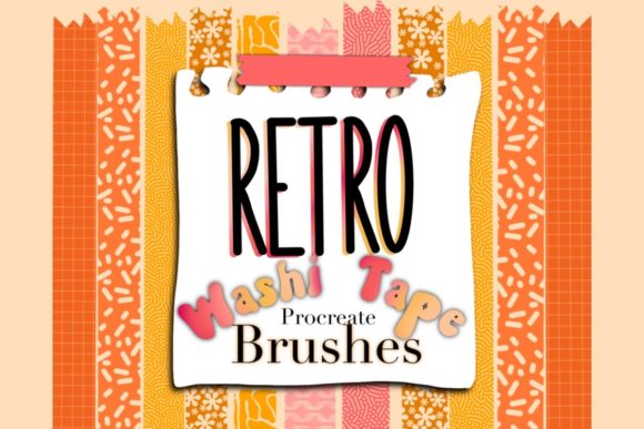 Download Procreate Washi Tape Brushes Paper Stamp - Paper stamp Collection