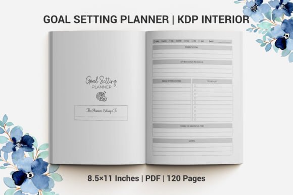 Download Goal Setting Planner | KDP INTERIOR - Goal setting planner Collection