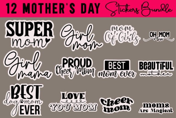 Download Mother's Day Stickers Bundle - Premium Resources