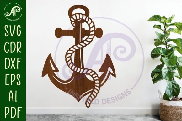 Download Anchor Cut out Wall Sign Svg Laser Cut - Anchor Collection
